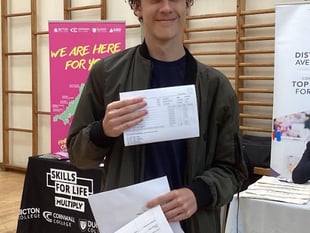 Pride and progress as Pool Academy Students celebrate GCSE success 