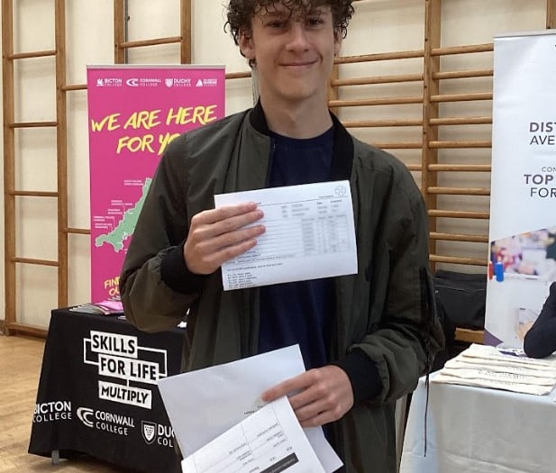 Pride and progress as Pool Academy Students celebrate GCSE success 