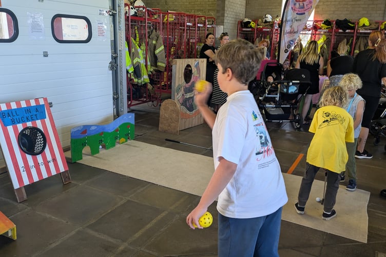 There are lots of games for the children to have a go at (Picture: Warren Wilkins)