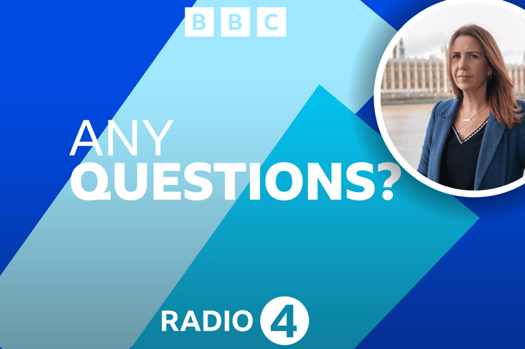 Radio 4's Any Questions programme will be coming to Liskeard and will be chaired by Alex Forsyth