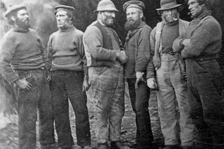 Fishermen from Polperro are reflected in the Missing Pieces Project Seaside Stories film (Polperro Heritage Museum of Smuggling & Fishing)