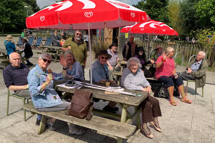 Oddfellows Friends Enjoy Summer Gathering at Helston Boating Lake.