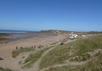 Cornwall Favourites: Huge expanse of sand at Widemouth Bay on the north coast