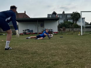 RAF women’s football team kicks off season at RAF St Mawgan