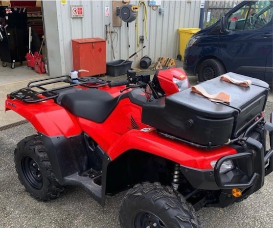 A quad bike similar to the vehicle that was stolen