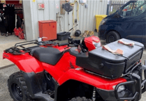 Appeal launched after Newquay RNLI quad bike stolen from beach