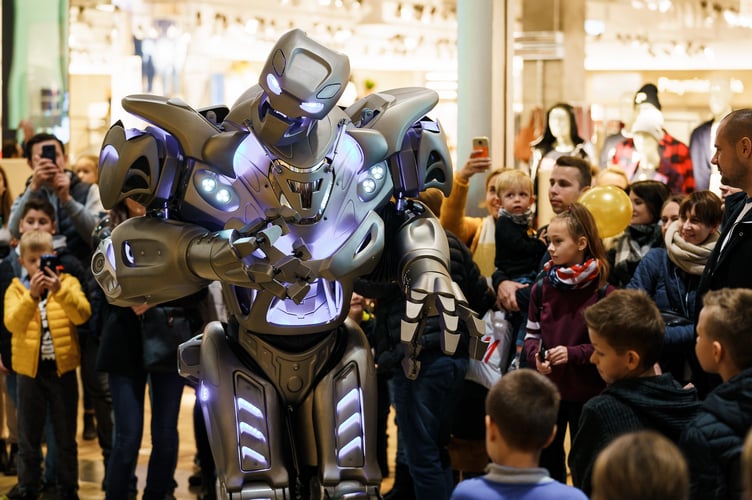 Titan the robot will be making an appearance to frighten people