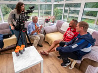 Homelessness charity welcomes visit by national television reporter