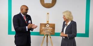 Queen visits disaster relief charity to mark its 25th anniversary