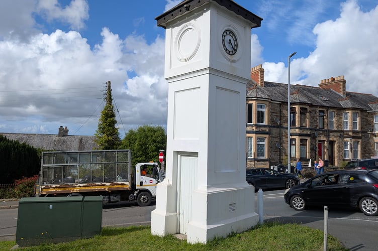 The St Lawrence's war memorial in Bodmin after being restored by Bodmin Town Council and volunteers. (Picture: Aaron Greenaway/Tindle)