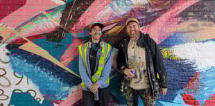 New mural depicting rail connection is on track