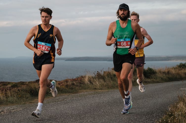 Joshua Rowe and Sam Farmer St Agnes 5 Miler.