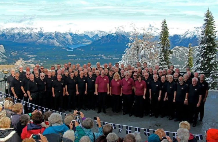 Trelawny Male Choir visits Sulphur Mountain, Canada in 2011