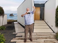 Retired teacher wins £3-million coastal home