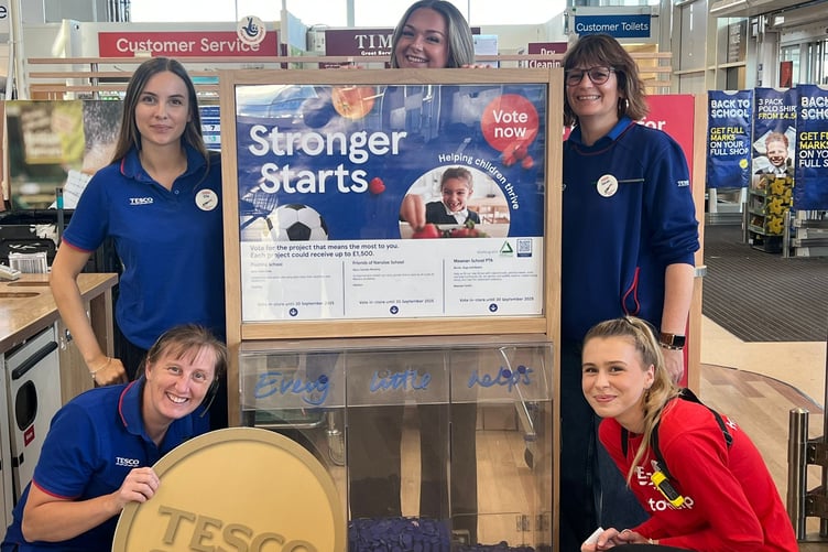 Staff at the Helston store are looking forward to the lucky dip.