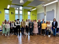Twinning visit: Guests enjoy cultural weekend