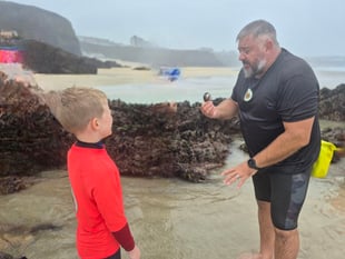 RAF families dive into coastal adventure