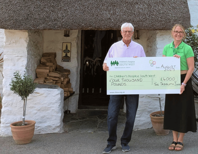 Pub full of good spirit after raising £4,000 for charity 