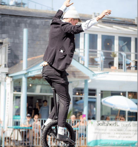 Wire Attire by Sam Goodburn wowed the crowd at the Look Out Festival (Picture: Emma Macdonald)