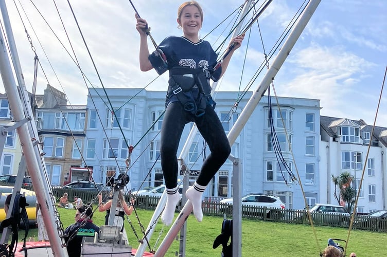 Children had the choice of various attractions at the Summer Finale (Picture: Newquay Town Council)