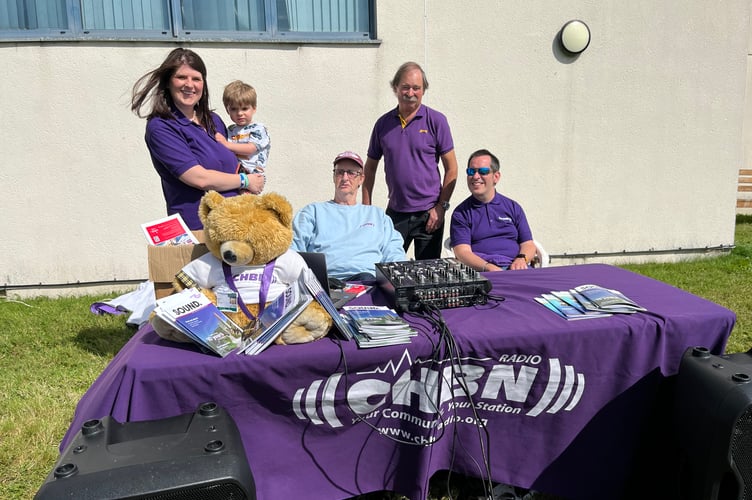 A windswept CHBN team at Grampound Fete