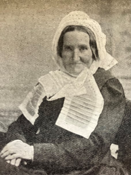 Sarah Benney pictured in her biography