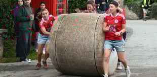 Fundraisers roll up to take part in 25th bale push 
