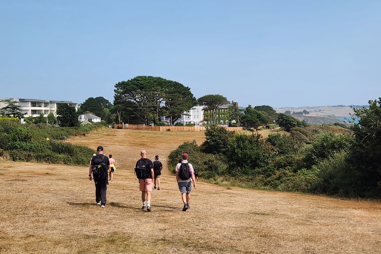 West Crinnis Fields are a well-loved open space at Carlyon Bay. (Picture: James Mustoe)