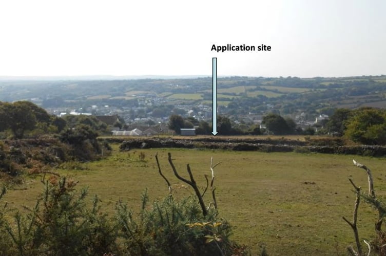 The application site is within an area of great landscape value (Pic: Cornwall Council)