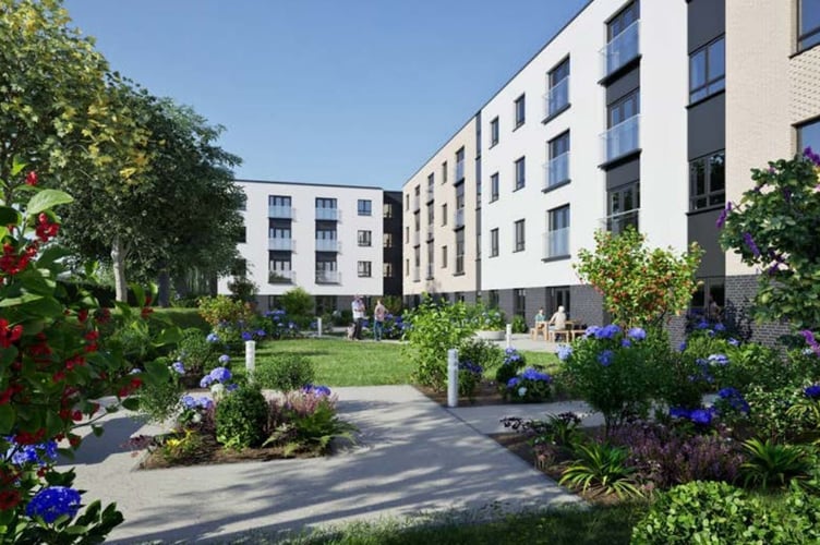 How the extra care apartment building could look (Pic: Langtry-Langton Architects)