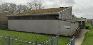 Fire crews tackle blaze at city's community hall