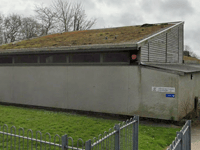 Fire crews tackle blaze at city's community hall
