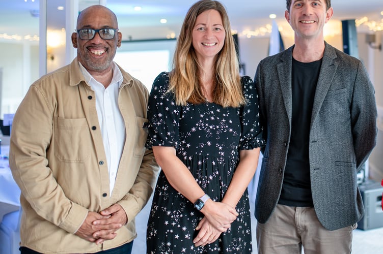 Charles Sherman, Bella Watkins and Tim Hill of ActionCOACH Truro.
