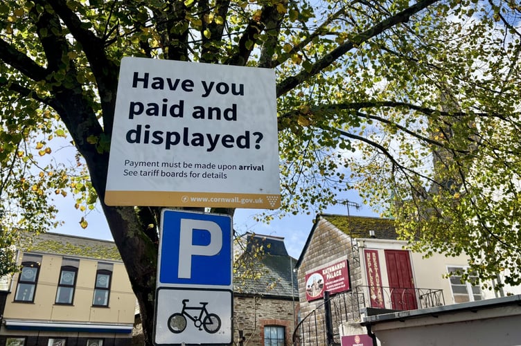 Old Bridge Street car park in Truro