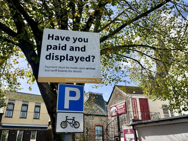 Old Bridge Street car park in Truro