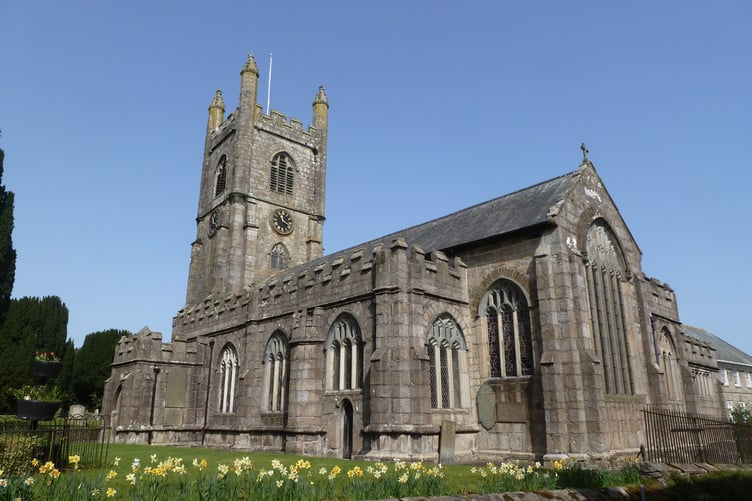 The splendid church in the centre of Callington. (Picture: Andrew Townsend)