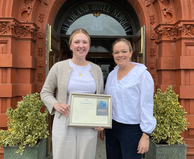 Iconic hotel recognised for its commitment to sustainability