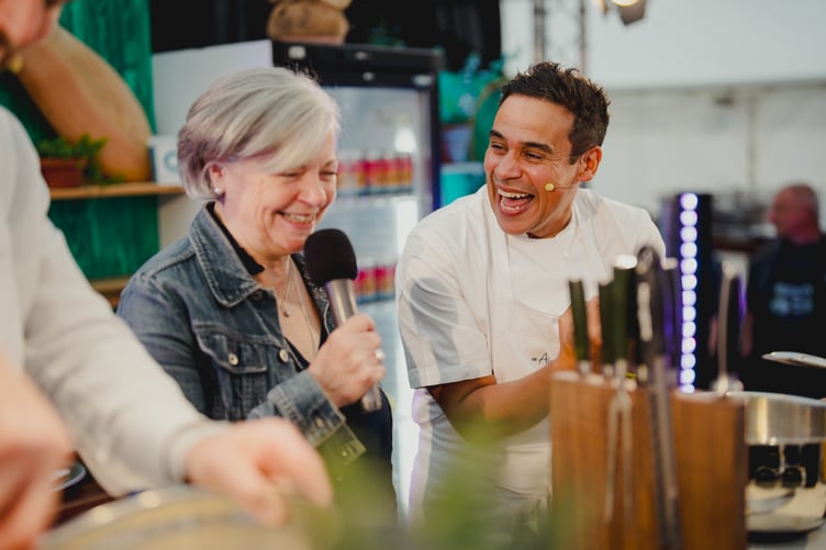 Paul Ainsworth at Truro Food Festival 2024