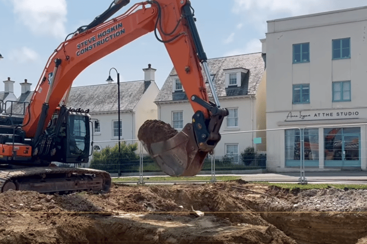 Cornwall Council is constructing Dolphin House at the entrance to Nansledan in William Hosken Road