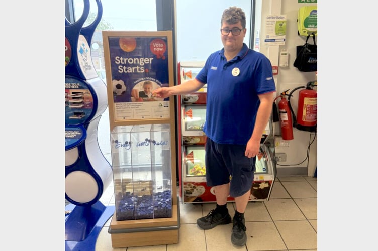The Tesco Express store on Tregonissey Road in St Austell ran the special lucky dip.