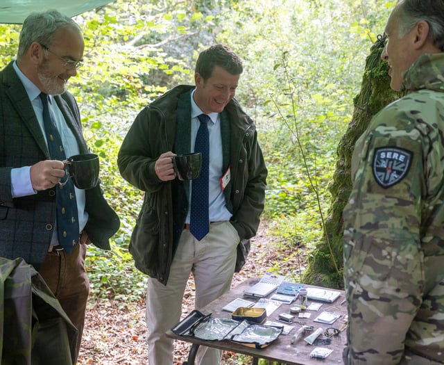 RAF St Mawgan welcomes two distinguished guests