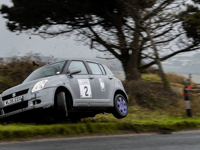 Thrills and spills during motorsport action