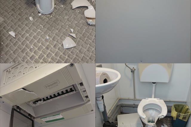 Public toilets closed down after being severely vandalised