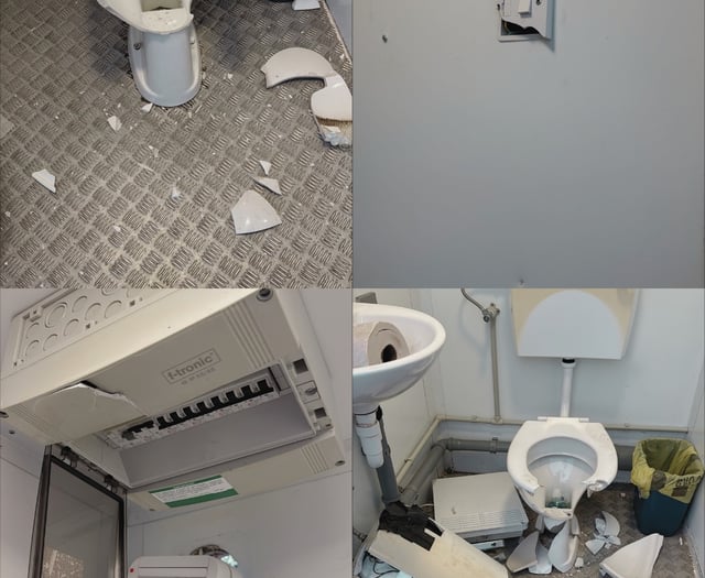 Public toilets closed down after being severely vandalised