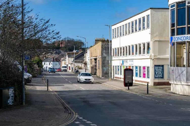 An image showing how the smart hub would look like on City Road in Truro (Image: UIC).
