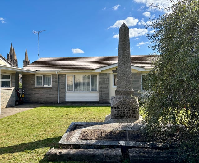 Obelisk restored to original site