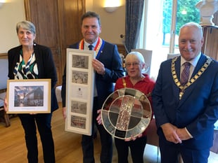 Liskeard and Quimperlé toast golden jubilee of twinning