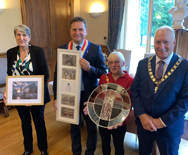 Liskeard and Quimperlé toast golden jubilee of twinning