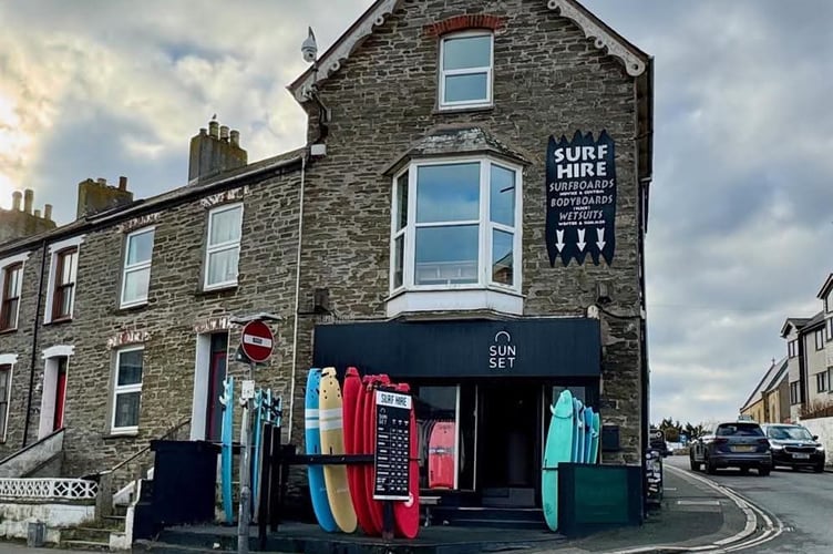 Sunset Surf Shop (Picture: David Ball Agencies)