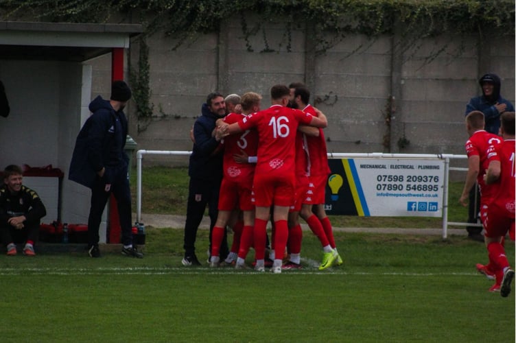 Newquay v Clevedon, Shaun Middleton.